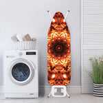 Orange Kaleidoscope Print Ironing Board Cover