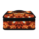 Orange Kaleidoscope Print Small Lunch Bag
