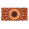 Orange Kaleidoscope Print Towel
