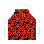 Orange Leopard Print Adjustable Apron