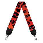 Orange Leopard Print Bag Strap