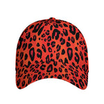 Orange Leopard Print Baseball Cap