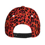 Orange Leopard Print Baseball Cap