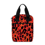 Orange Leopard Print Bible Tote Bag