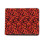 Orange Leopard Print Bifold Wallet