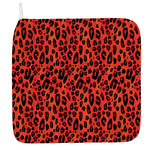 Orange Leopard Print Hand Towel