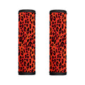 Orange Leopard Print Handle Covers