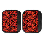 Orange Leopard Print Handle Covers