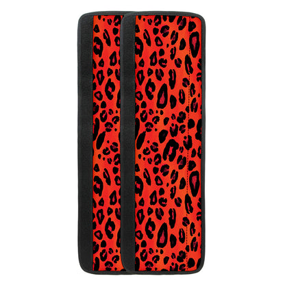 Orange Leopard Print Refrigerator Handle Covers