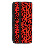 Orange Leopard Print Refrigerator Handle Covers