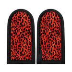 Orange Leopard Print Skillet Handle Cover