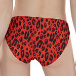 Orange Leopard Print Women's Panties