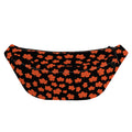 Orange Maple Leaves Pattern Print Fanny Pack