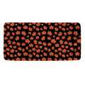 Orange Maple Leaves Pattern Print Towel