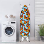 Orange Monarch Butterflies Pattern Print Ironing Board Cover