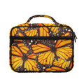 Orange Monarch Butterfly Pattern Print Briefcase Bible Bag