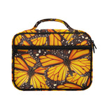 Orange Monarch Butterfly Pattern Print Briefcase Bible Bag