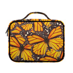 Orange Monarch Butterfly Pattern Print Briefcase Bible Bag