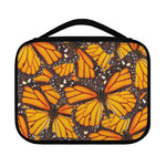 Orange Monarch Butterfly Pattern Print Classic Bible Case