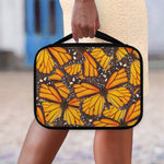 Orange Monarch Butterfly Pattern Print Classic Bible Case
