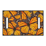 Orange Monarch Butterfly Pattern Print Golf Cart Seat Cover