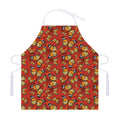 Orange Monarch Butterfly Print Adjustable Apron