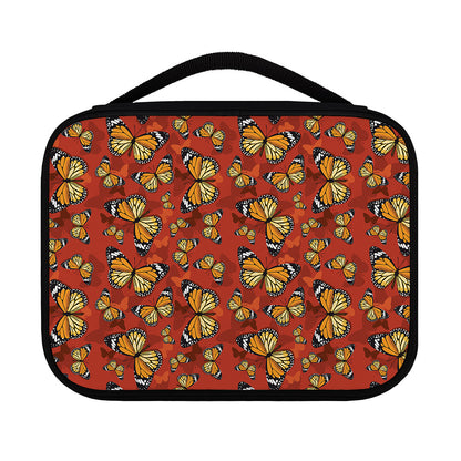 Orange Monarch Butterfly Print Classic Bible Case