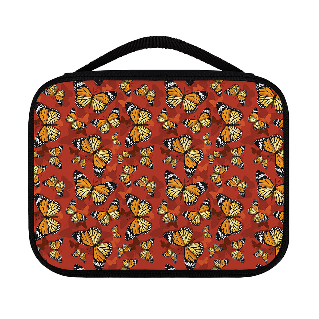 Orange Monarch Butterfly Print Classic Bible Case