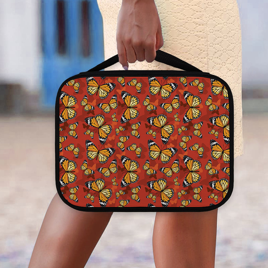 Orange Monarch Butterfly Print Classic Bible Case