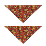 Orange Monarch Butterfly Print Dog Bandana