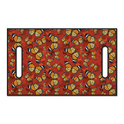 Orange Monarch Butterfly Print Golf Cart Seat Cover