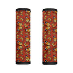 Orange Monarch Butterfly Print Handle Covers