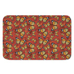 Orange Monarch Butterfly Print Indoor Door Mat