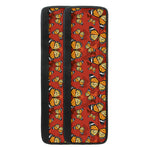Orange Monarch Butterfly Print Refrigerator Handle Covers