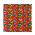 Orange Monarch Butterfly Print Silk Bandana