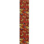 Orange Monarch Butterfly Print Table Runner