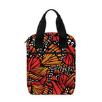 Orange Monarch Butterfly Wings Print Bible Tote Bag
