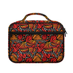 Orange Monarch Butterfly Wings Print Briefcase Bible Bag