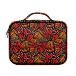 Orange Monarch Butterfly Wings Print Briefcase Bible Bag