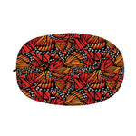 Orange Monarch Butterfly Wings Print Car Side Mirror Covers