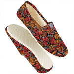 Orange Monarch Butterfly Wings Print Casual Shoes