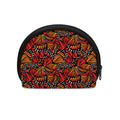 Orange Monarch Butterfly Wings Print Coin Purse