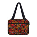 Orange Monarch Butterfly Wings Print Double Strap Bible Bag