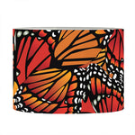 Orange Monarch Butterfly Wings Print Drum Lamp Shade