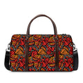 Orange Monarch Butterfly Wings Print Duffel Bag
