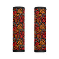 Orange Monarch Butterfly Wings Print Handle Covers