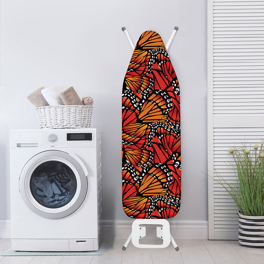 Orange Monarch Butterfly Wings Print Ironing Board Cover