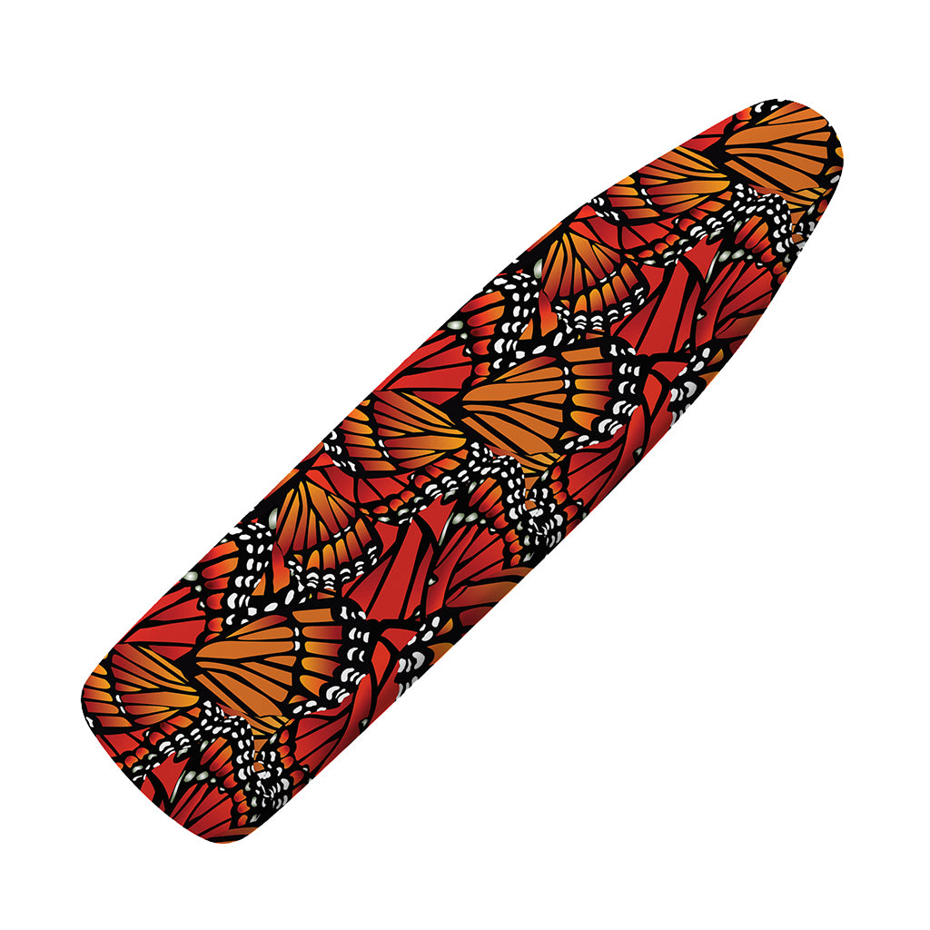 Orange Monarch Butterfly Wings Print Ironing Board Cover