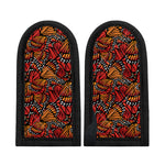 Orange Monarch Butterfly Wings Print Skillet Handle Cover