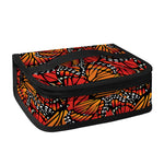 Orange Monarch Butterfly Wings Print Small Lunch Bag